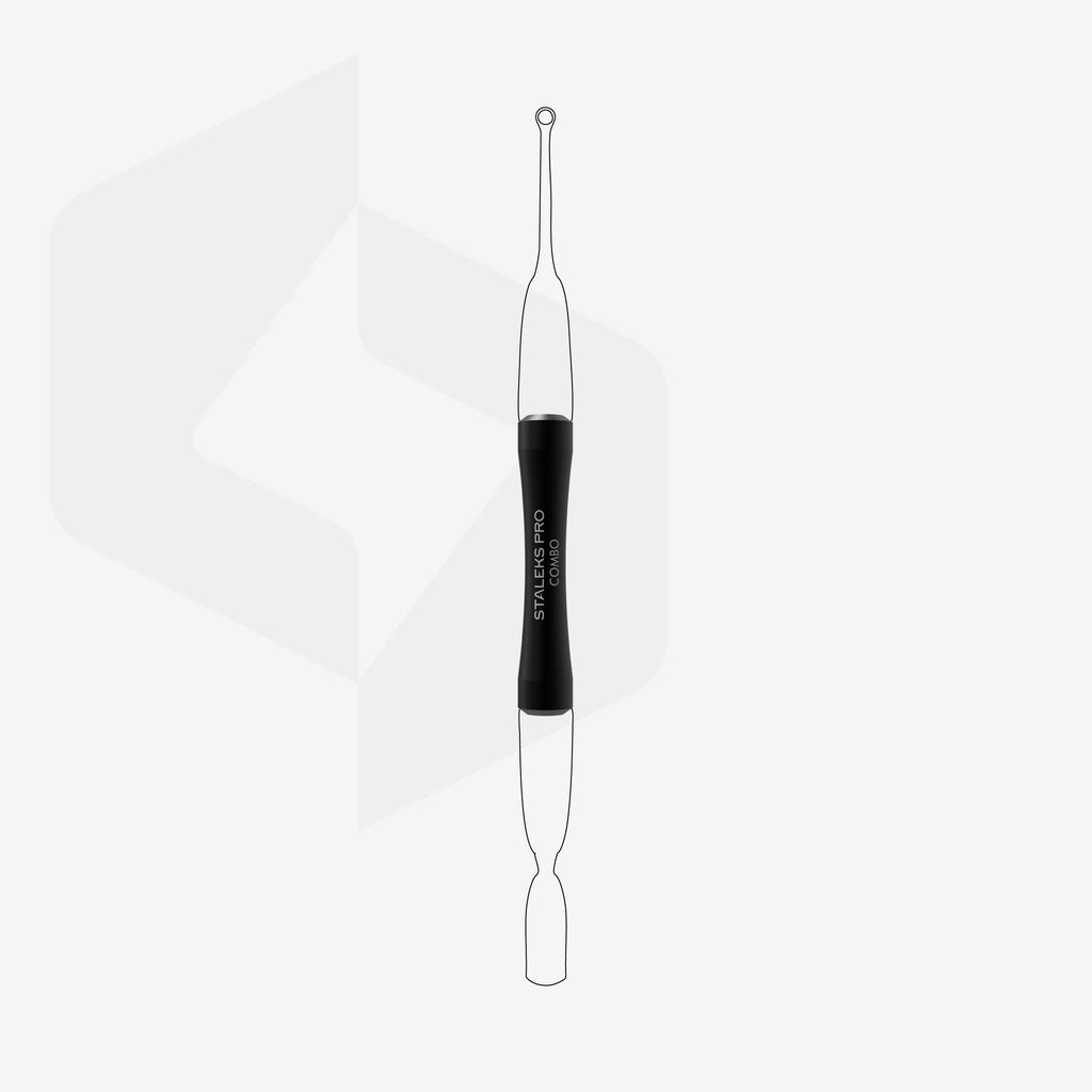 Pega do Empurrador Preto Combo UNIQ 10b – Cabo Modular Staleks Pro