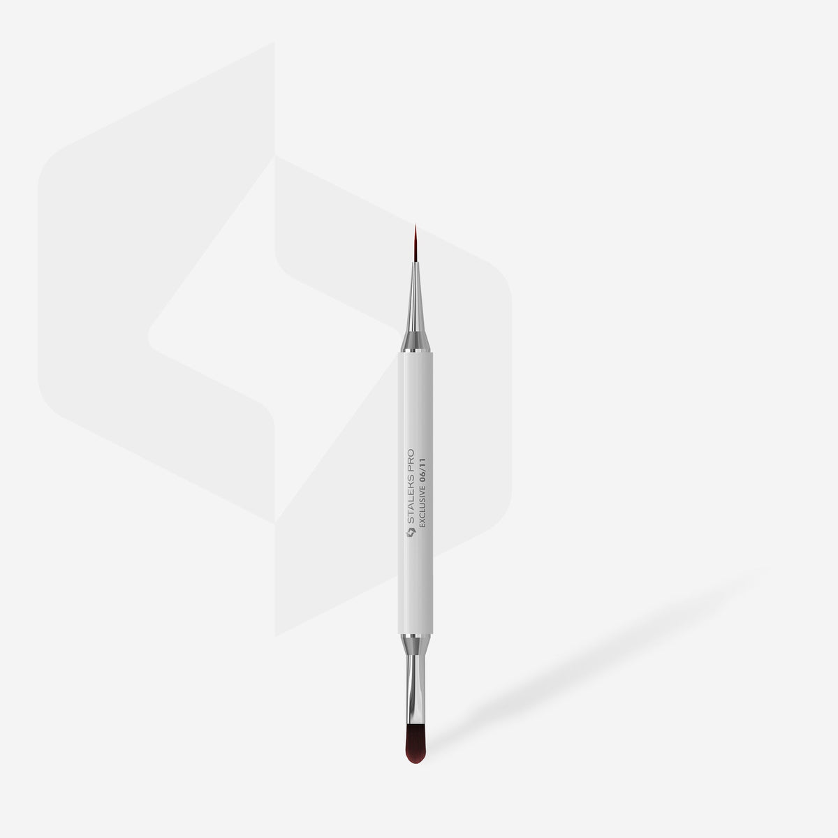 Pincel Dupla Ponta STALEKS EXCLUSIVE 06/11 — Gel 11 mm / Liner 12 mm