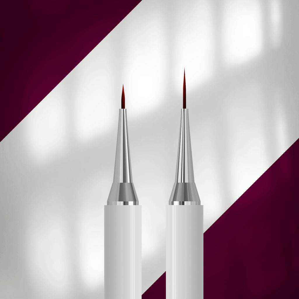 Pincel Dupla Ponta STALEKS EXCLUSIVE 01/11 — Liner 7 mm / Liner 12 mm