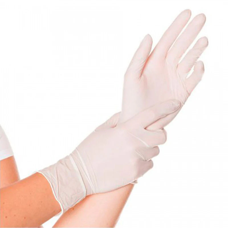 Luvas Nitrilo Descartáveis Branca 3.5 g (100 uni)