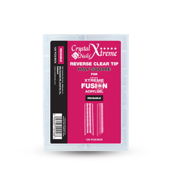 Reverse Clear Tip - Half Square